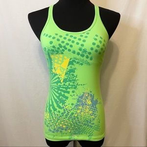 Eddie Bauer Green Strappy Back Workout Tank Top - XS